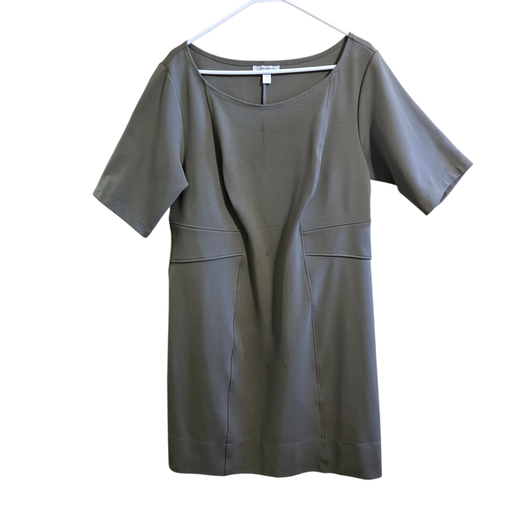 Dressbarn Womens Green‎ Dress Size 14 Short Sleeve Above Knee